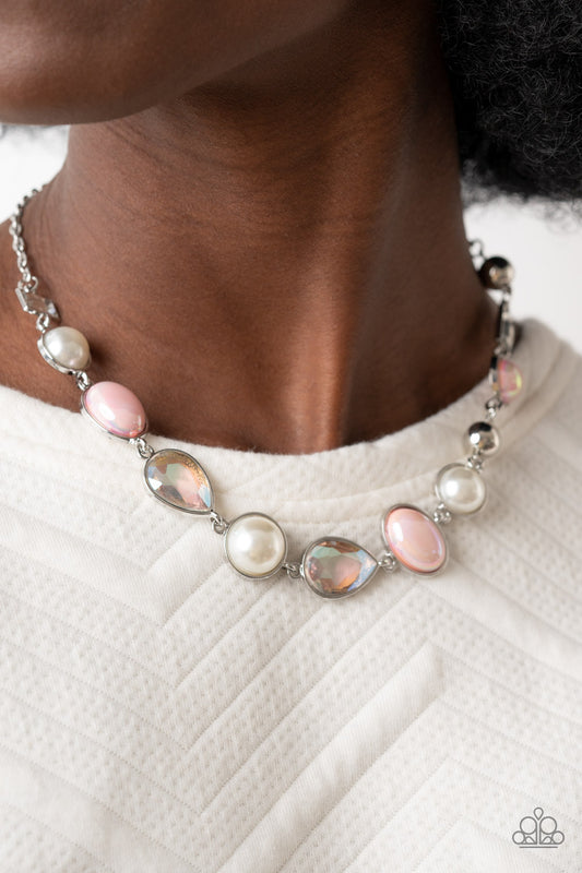 Nautical Nirvana - Pink Paparazzi Necklace