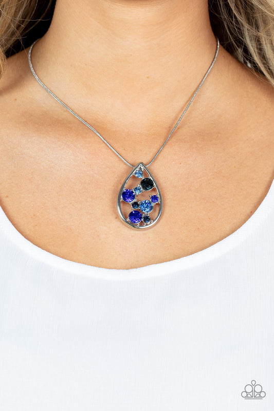 Seasonal Sophistication - Blue Paparazzi Necklace