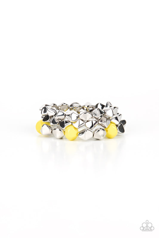 A Perfect TENACIOUS - Yellow Paparazzi Bracelet