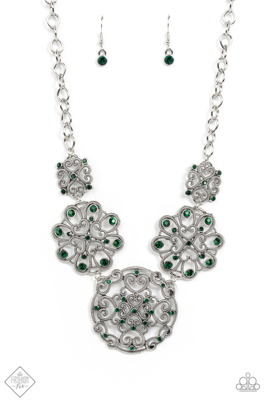 Royally Romantic - Green Paparazzi Necklace
