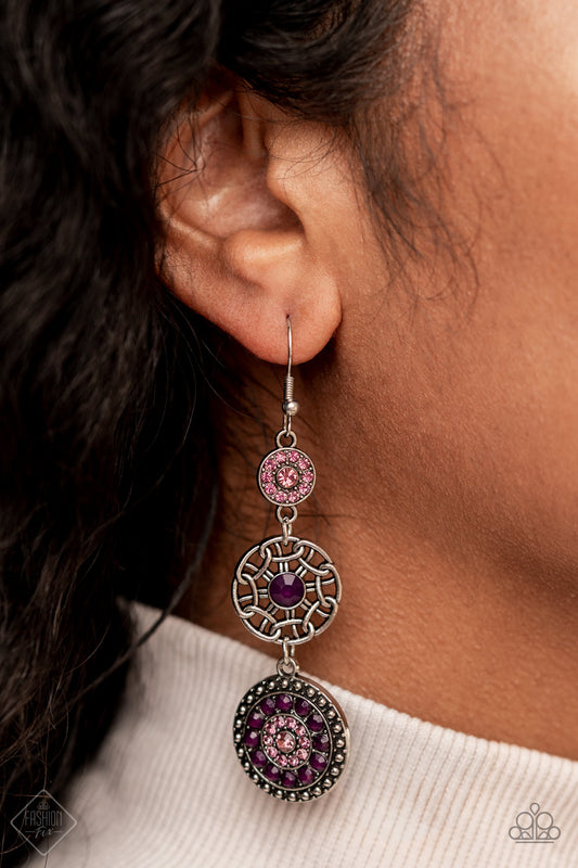 Farmhouse Hustle - Purple Paparazzi Earrings