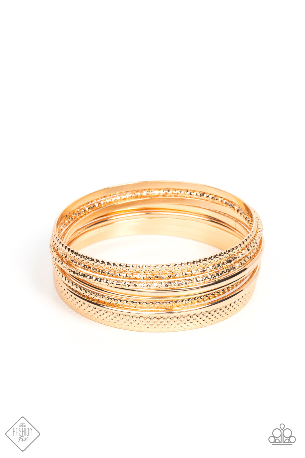 Circlet Circus - Gold Paparazzi Bracelets