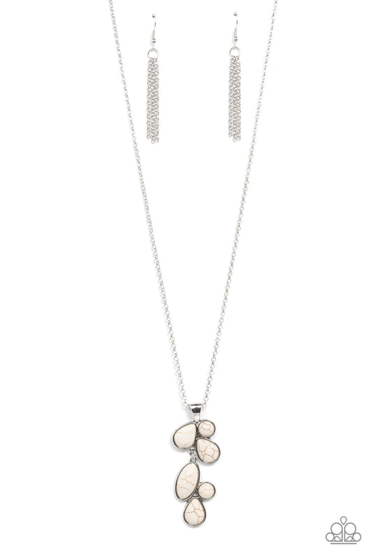 Wild Bunch Flair - White Paparazzi Necklace