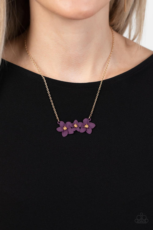 Petunia Picnic- Paparazzi Purple Necklace