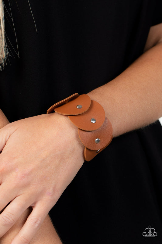 Rhapsodic Roundup - Brown Paparazzi Bracelets