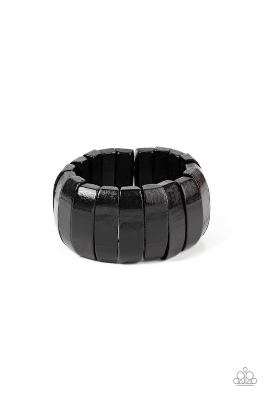 Boardwalk Bonanza - Black Paparazzi Bracelet