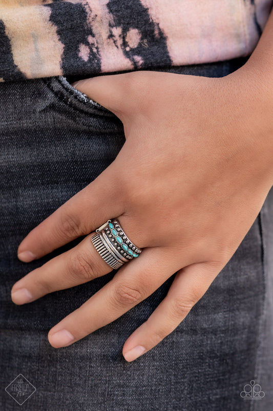 Local Flavor - Blue Paparazzi Rings
