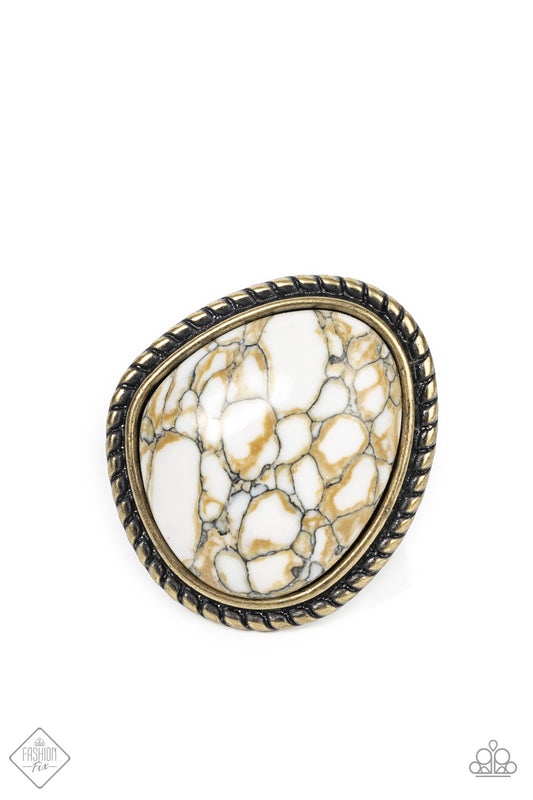 Take the High RODEO - Brass Paparazzi Ring