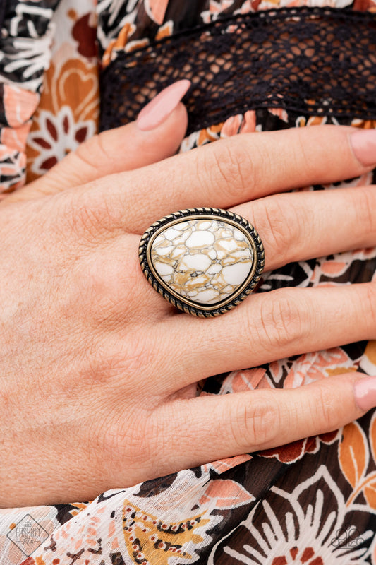 Take the High RODEO - Brass Paparazzi Ring