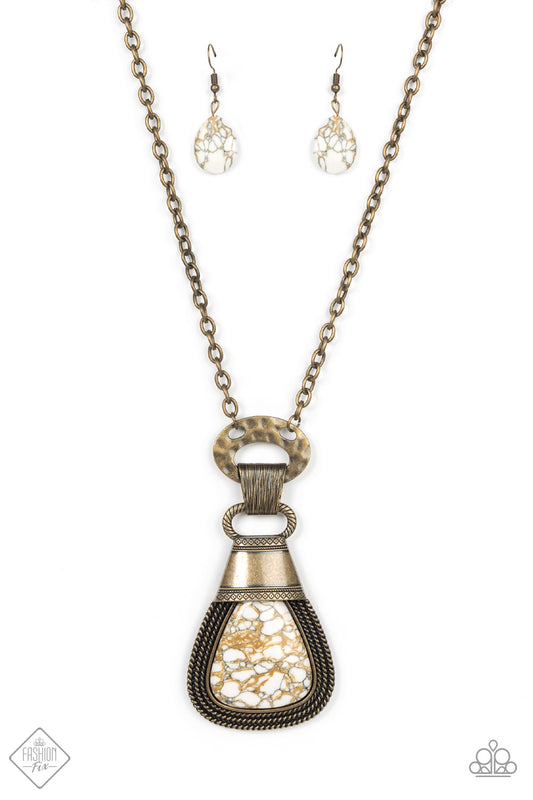 Rodeo Royale - Brass Paparazzi Necklace