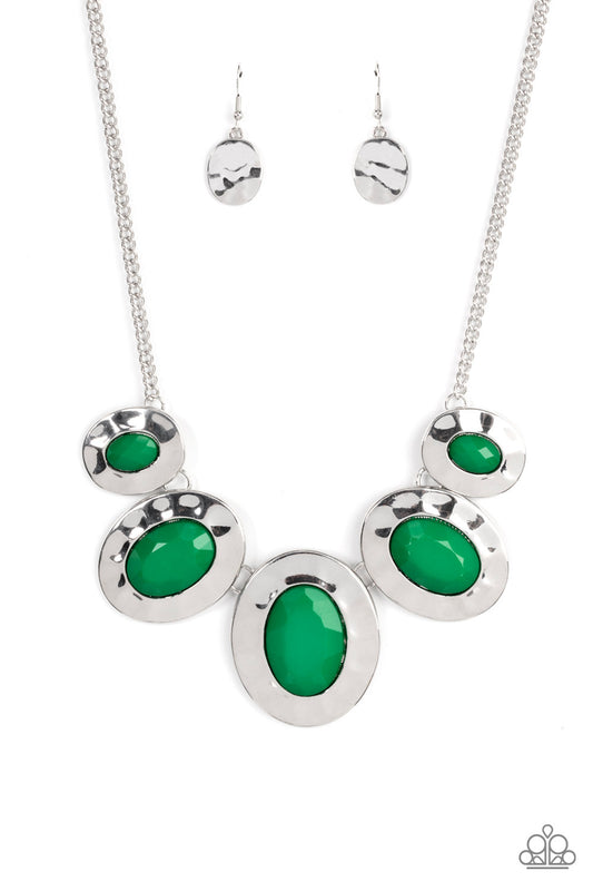 Rivera Rendezvous - Green Paparazzi Necklace