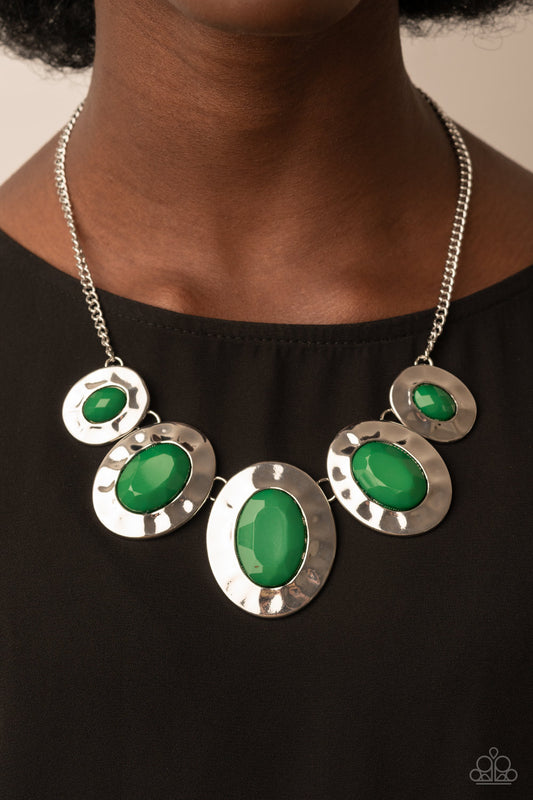 Rivera Rendezvous - Green Paparazzi Necklace