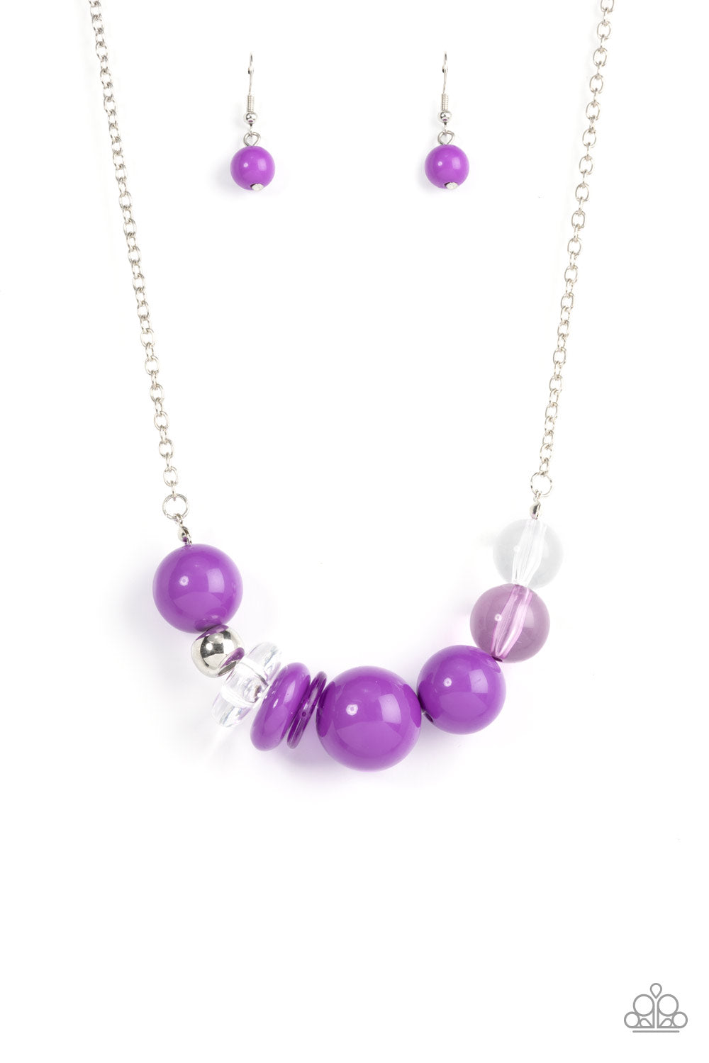 Bauble Bonanza - Purple Paparazzi Necklace