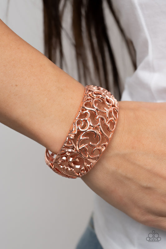 Courtyard Couture - Copper Paparazzi Bracelets