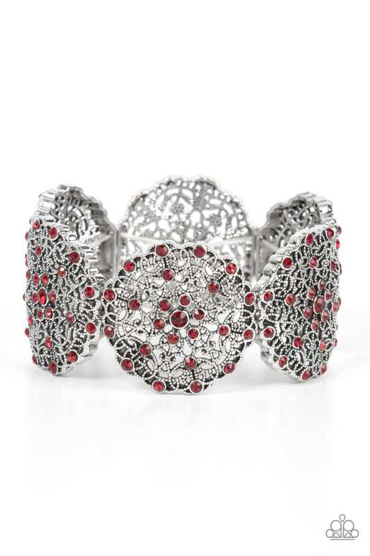 All in the Details - Red Paparazzi Bracelet