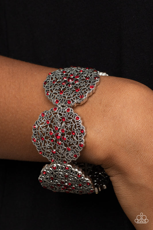 All in the Details - Red Paparazzi Bracelet