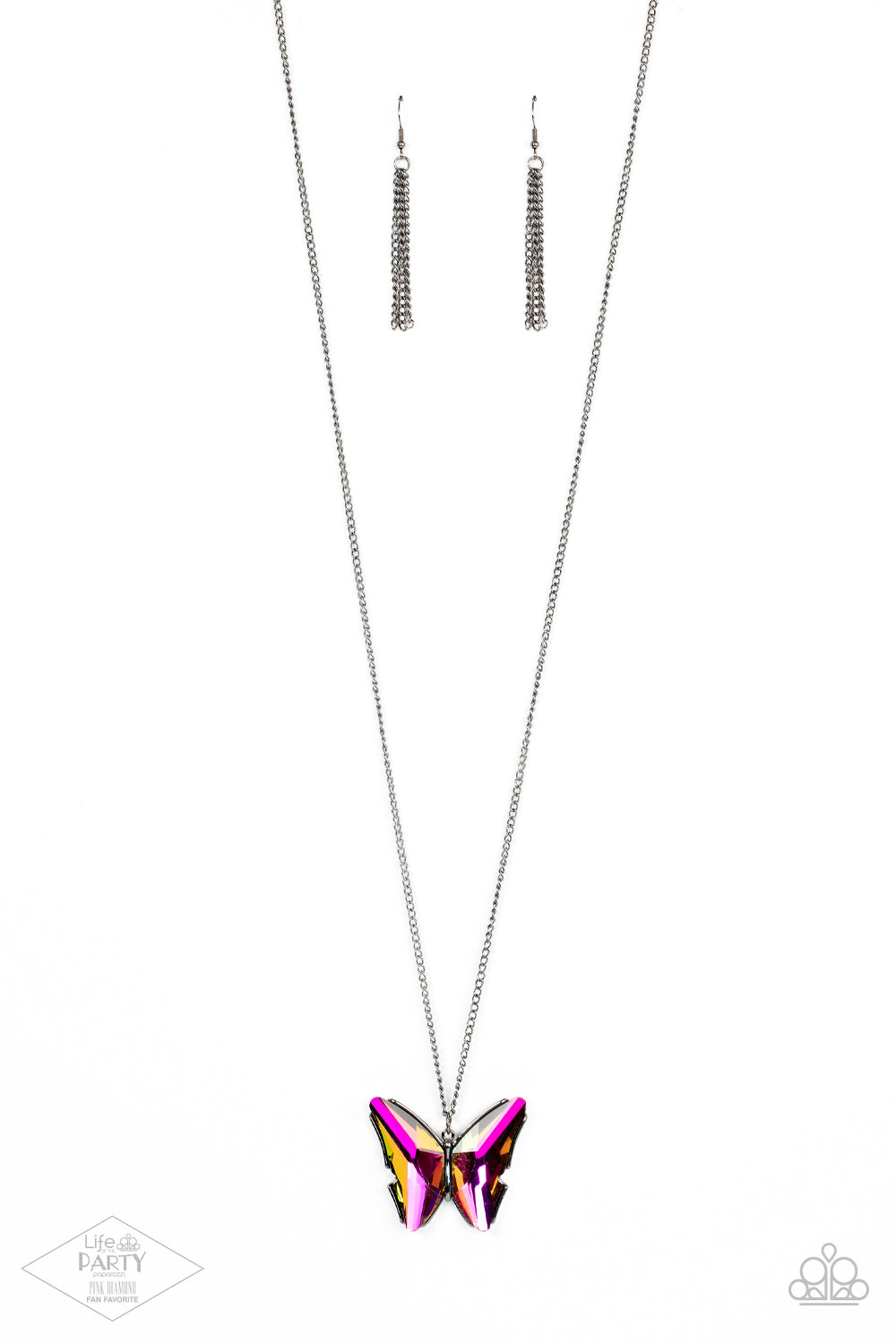 The Social Butterfly Effect - Multi Paparazzi Necklace 