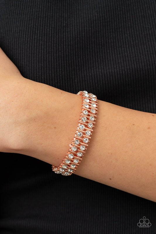 Generational Glimmer - Copper Paparazzi Bracelet