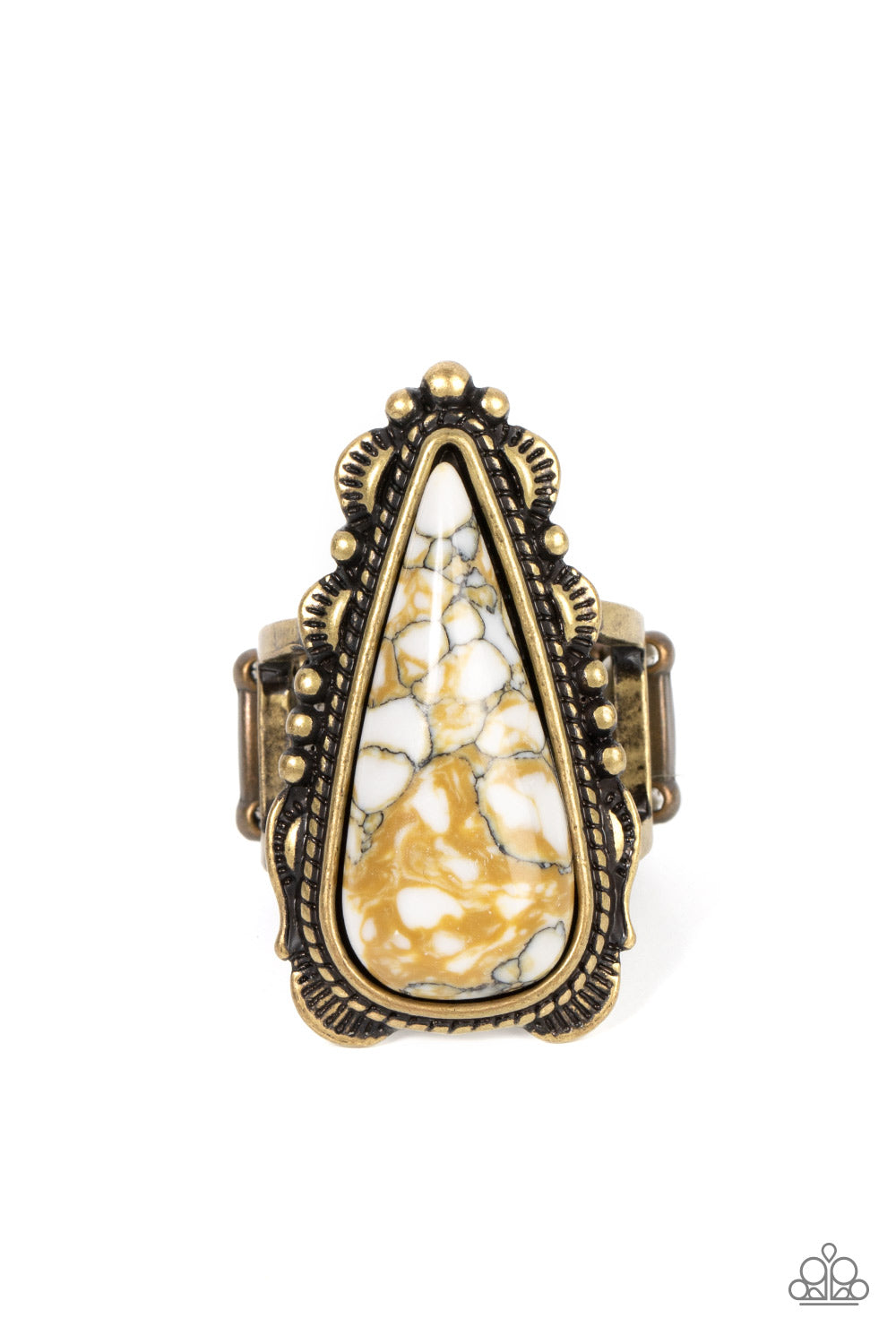 Canyon Collector - Brass Paparazzi Ring