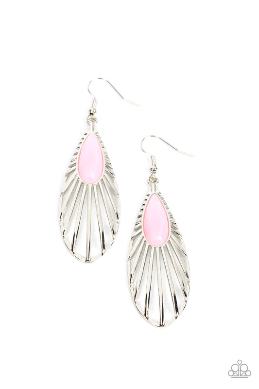 WING-A-Ding-Ding - Pink Paparazzi Earrings