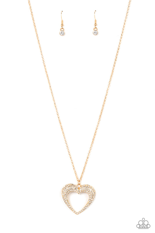 Cupid Charisma - Gold Paparazzi Necklace