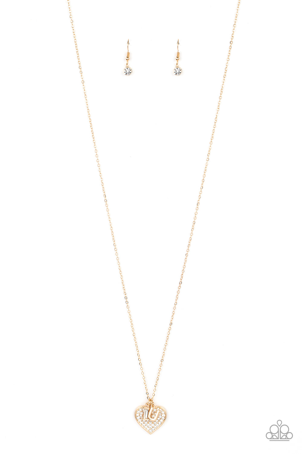 Letters of Love - Gold Paparazzi Necklace
