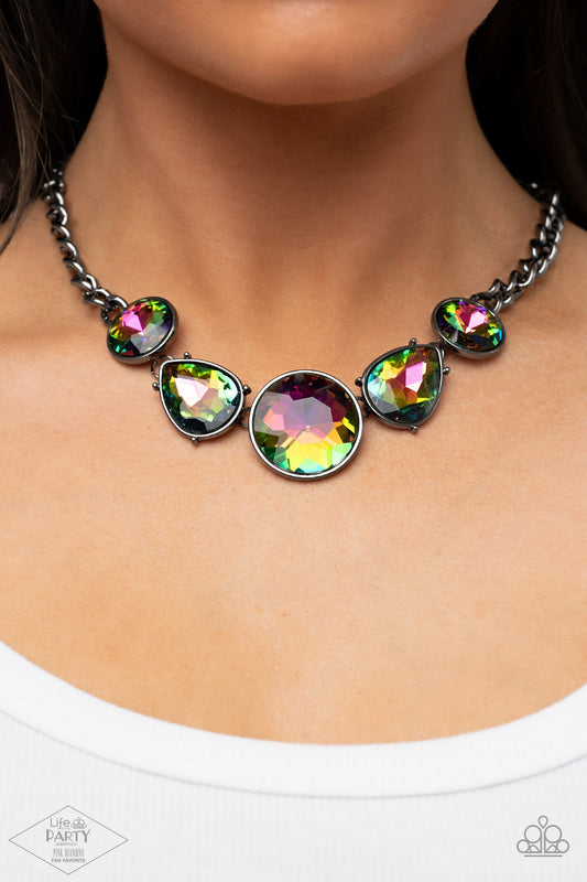 All The Worlds My Stage - Multi Paparazzi Necklace