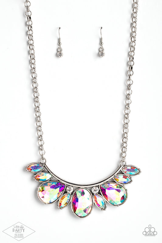 PINK DIAMOND EXCLUSIVE Never SLAY Never - Multi Iridiscent Necklace