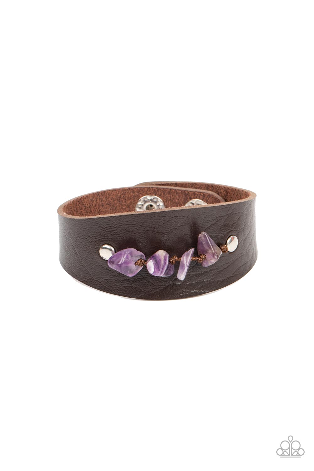Colorful Canyoneer - Purple Paparazzi Bracelet