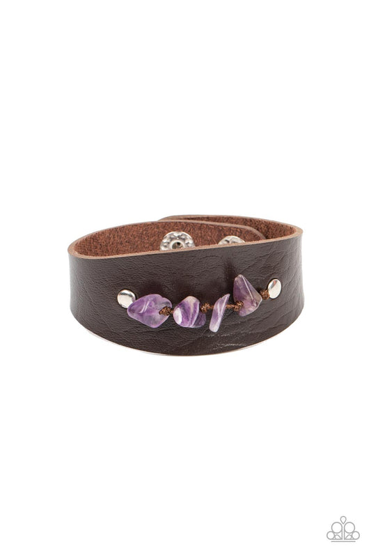 Colorful Canyoneer - Purple Paparazzi Bracelet