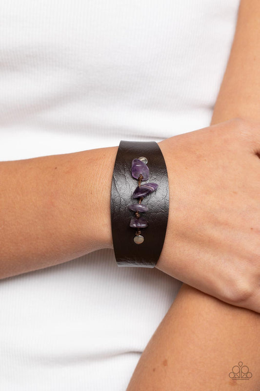 Colorful Canyoneer - Purple Paparazzi Bracelet