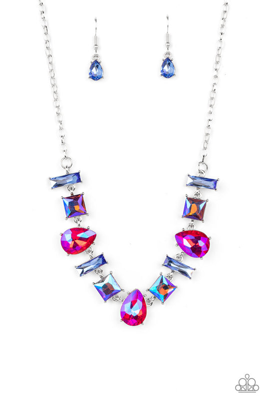 Interstellar Ice - Pink Paparazzi Necklace