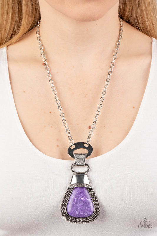 Rodeo Royale - Purple Paparazzi Necklace