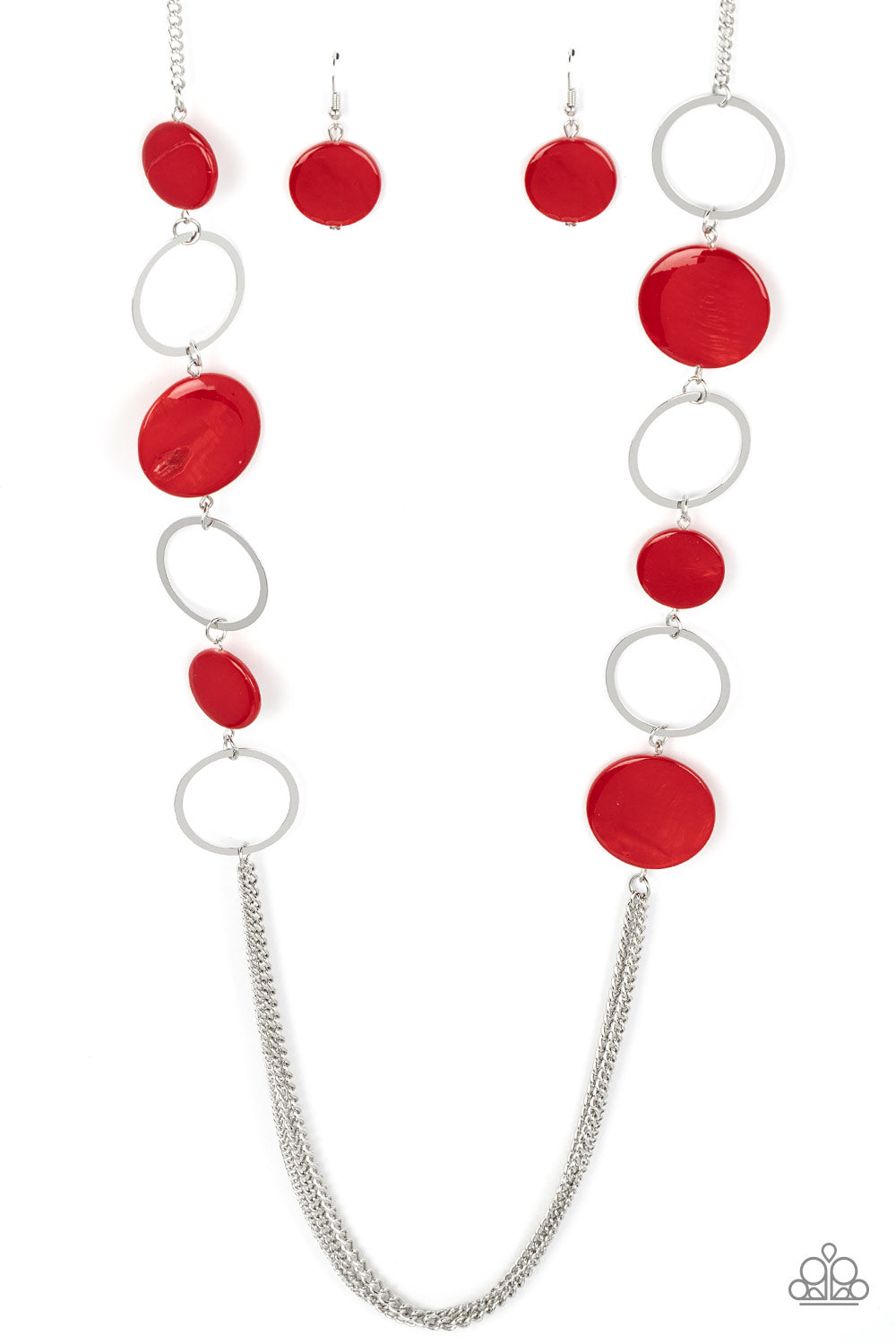 Beach Hub - Red  Paparazzi Necklace