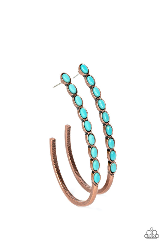 Artisan Soul - Copper Paparazzi Earrings