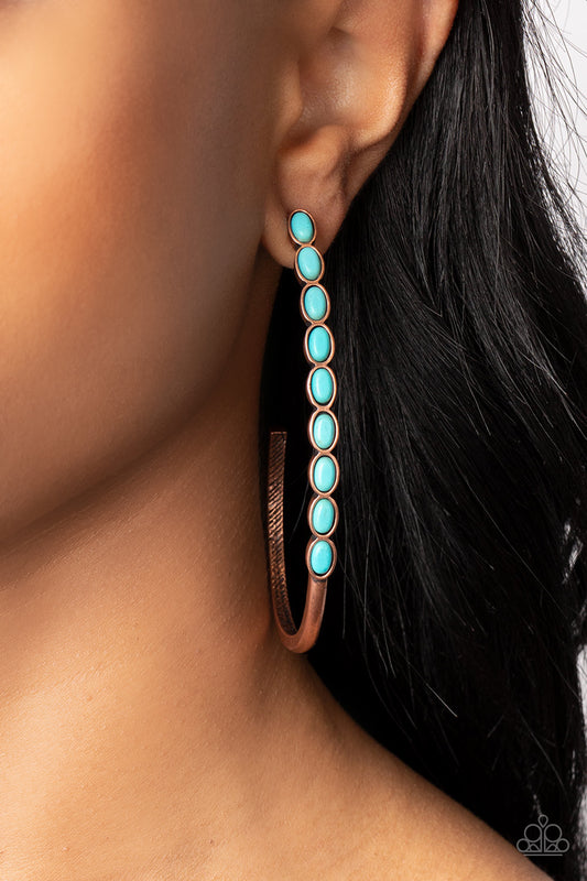 Artisan Soul - Copper Paparazzi Earrings