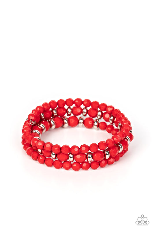 Its a Vibe - Red  Paparazzi Bracelet