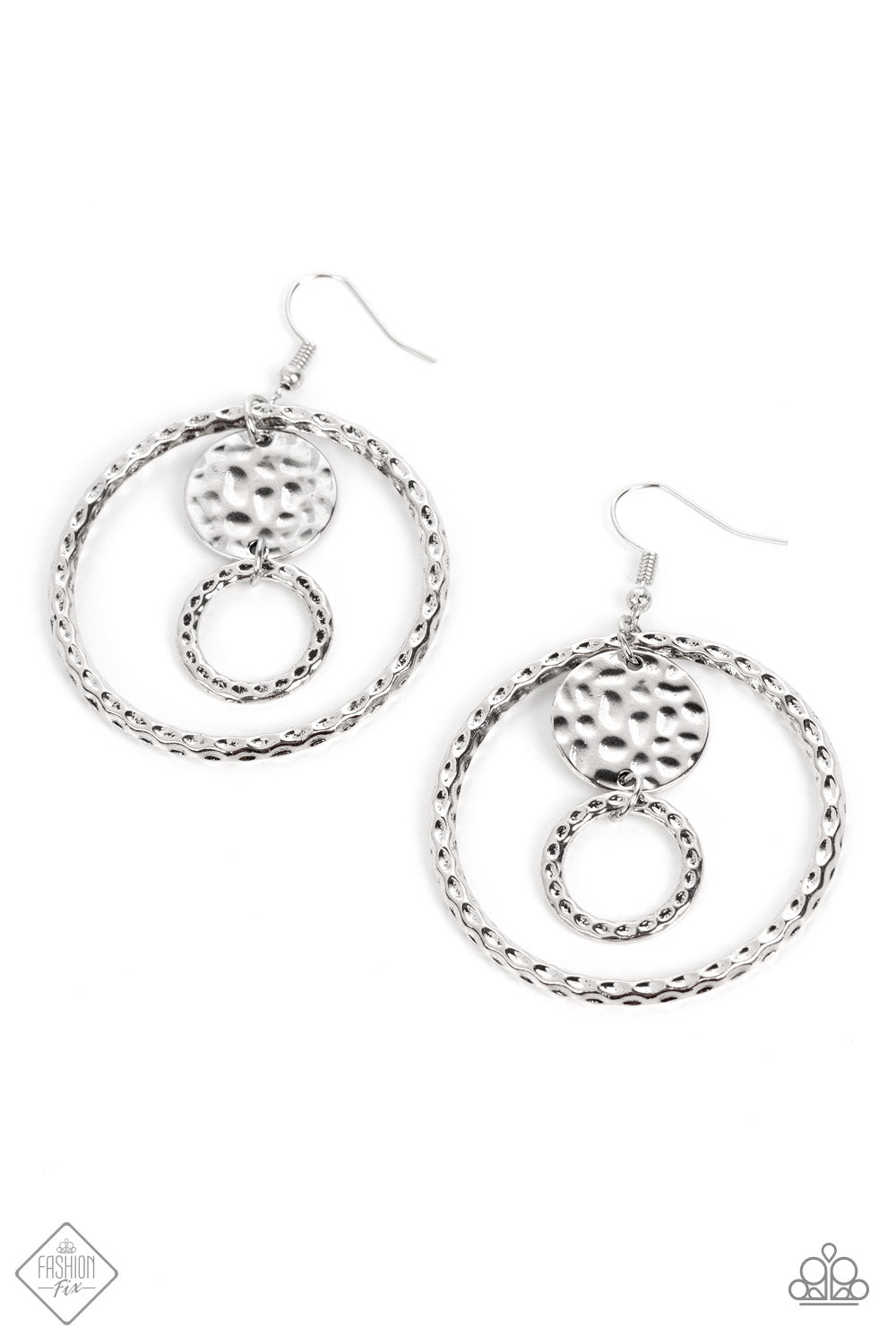 Mojave Metal Art - Silver Paparazzi Earrings