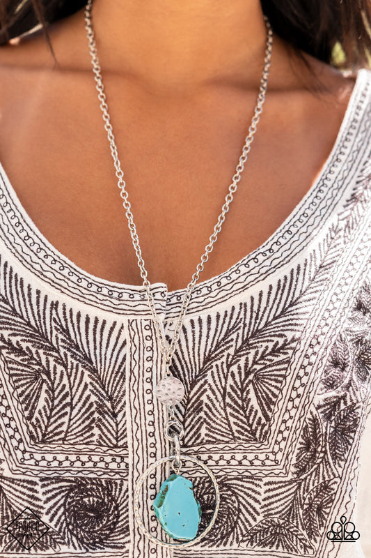 Keep the PIECE - Blue Paparazzi Necklace