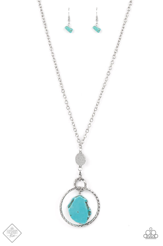 Keep the PIECE - Blue Paparazzi Necklace