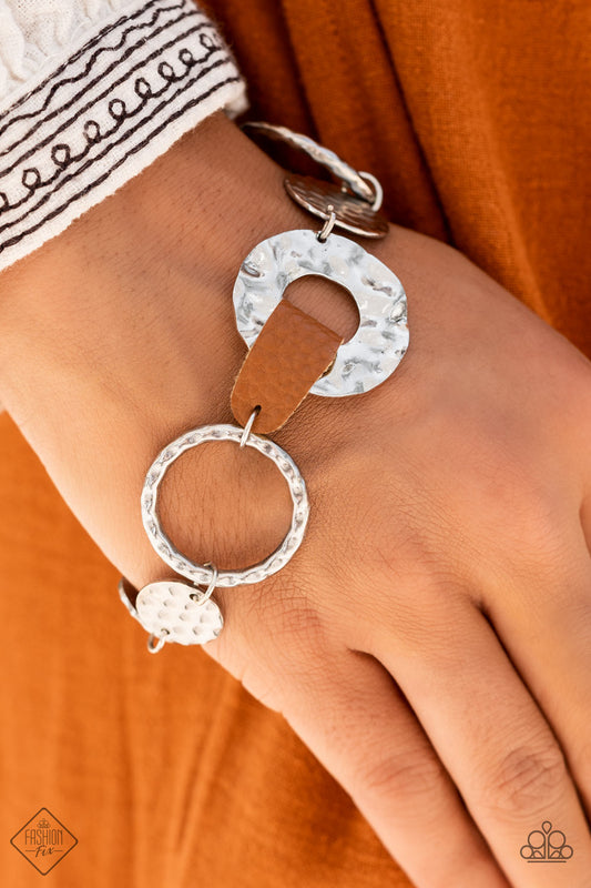 Desert Scraps - Brown Paparazzi Bracelet