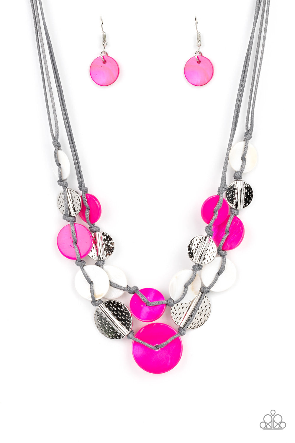 Barefoot Beaches - Pink Paparazzi Neckace