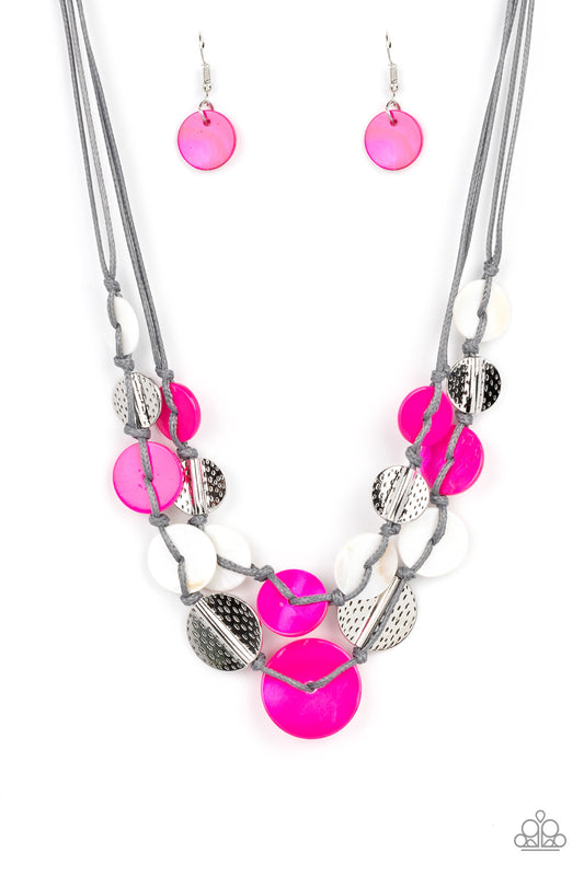 Barefoot Beaches - Pink Paparazzi Neckace