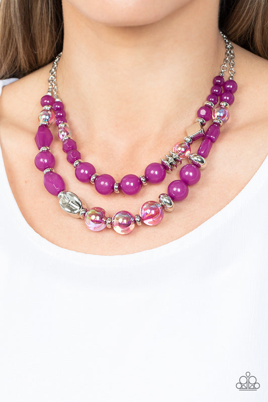 Mere Magic - Purple  Paparazzi Necklace
