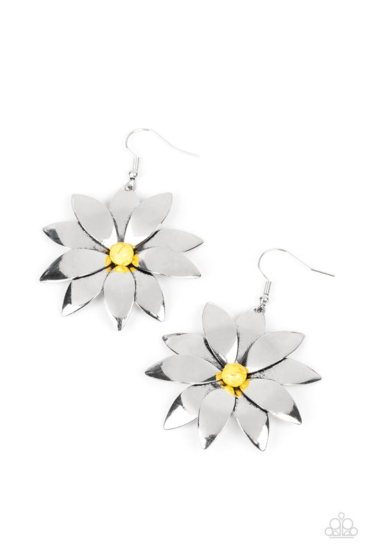 Pinwheel Prairies - Yellow  Paparazzi Earrings