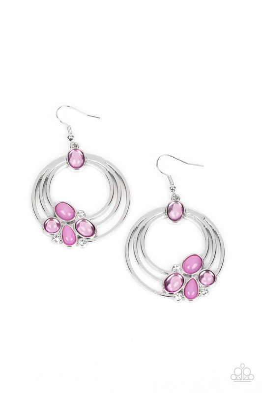 Dreamy Dewdrops - Purple Paparazzi Earrings
