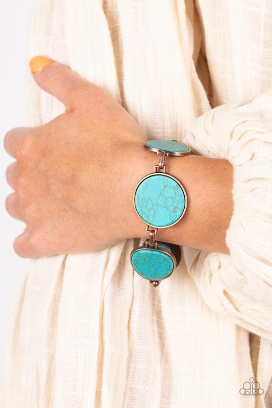 Flat Out Frontier - Copper Paparazzi Bracelet