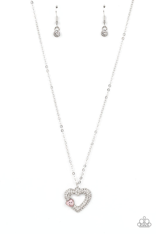 Bedazzled Bliss - Pink Paparazzi Necklace