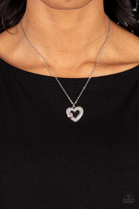 Bedazzled Bliss - Pink Paparazzi Necklace