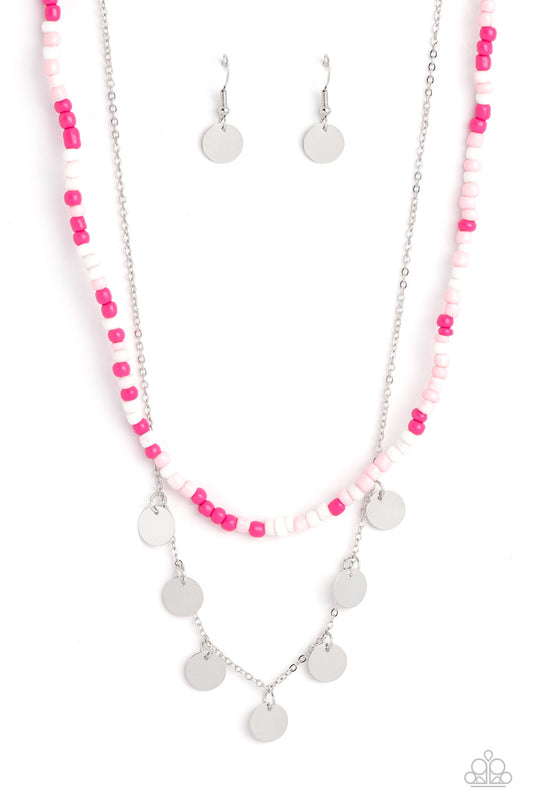 Comet Candy - Pink Paparazzi Necklace